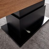 Mömax klubska miza 2 v 1, črna, hrast, nastavljiva | Shoptok.si