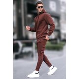 Madmext Bitter Brown Hooded Basic Tracksuit Set 5905 | Shoptok.si