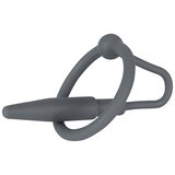 You2Toys silikonski prsten za glavić s uretralnim konusom (sivo) | shoptok.hr