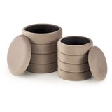  Komplet od 2 taburea PAX, prečnika 33/40 cm, u boji taupe | Eponuda.com