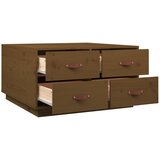  Stolić za kavu boja meda 80 x 80 x 45 cm od masivne borovine | shoptok.hr