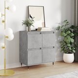  Komoda siva boja betona 60x35x70 cm od konstruiranog drva | shoptok.hr