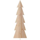 vidaXL Drveno ukrasno božićno drvce 112 cm od masivne borovine | shoptok.hr