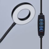 solight WO66-B- LED prigušiva stona lampa sa klipsom LED/8W/230V 3000/4000/5000K crna | Eponuda.com