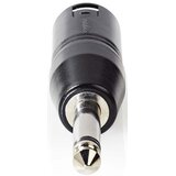 Nedis COTP15942BK, xlr adapter, xlr 3-pinski muški, 6,35 mm muški, niklovani, pravi, metalni, crni, 1 kom Cene