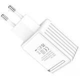 Hoco zidni usb punjač C39A dual-port beli | ePonuda.com