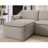 ELTAP Bež kutna garnitura od bouclé tkanine (s lijevim kutom/s ležaljkom) Ume – | shoptok.hr