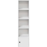 vidaXL Regal za knjige bijeli 31x24x127 cm od konstruiranog drva | shoptok.hr