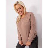 RELEVANCE Blouse-RV-BZ-9312.28P-dark beige Cene