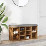 vidaXL Klupa za cipele obrtnički hrast 102x32x50 cm izrađeno drvo | shoptok.hr
