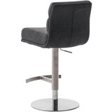 Dieter Knoll BARSKI STOL, antracit, barve nerjavečega jekla | Shoptok.si