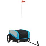 Prikolica za bicikl crno-plava 30 kg željezna | shoptok.hr