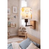Brilagi Zidna lampa BOBO WOOD 1xE27/25W/230V hrast/crna/bela/sa motivom životinja | Eponuda.com