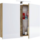 MID.YOU Omara Z Ogledalom Badinos, Hrast | Shoptok.si