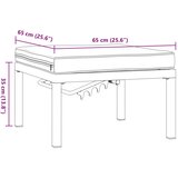  Vrtni stolac s jastukom crni aluminijski | shoptok.hr