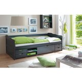 MID.YOU Postelja S Predali Marlies, Temno Siva, Masiva, 90x200 | Shoptok.si