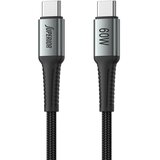 Superior usb data kabal SU-K102 pleteni fast 60W 3A type c na type c 1m/ crna cene