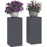  Stalak za biljke 2 pcs Antracit 24 x 24 x 55 cm Čelik | shoptok.hr