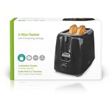 Nedis Toaster z 2 režama in 6 stopnjami pečenja 700W, Črna, (5000277367) | Shoptok.si