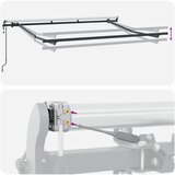  Povlačivi tende Antracit 400 x 200 cm Poliester i aluminij | shoptok.hr