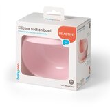 BabyOno Silikonska zdjelica s vakuumom 350 ml 6 m+, roza | shoptok.hr