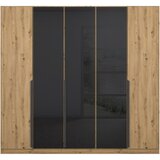 Rauch Möbel omara s klasičnimi vrati, antracit, hrast artisan | Shoptok.si