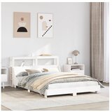 vidaXL Okvir kreveta bez madraca bijeli 150x200 cm od masivne borovine | shoptok.hr