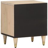  Noćni ormarići 2 kom 40 x 33 x 46 cm od masivnog drva manga | shoptok.hr