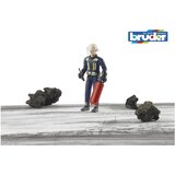 Bruder Igračka figura vatrogasca sa opremom Teget | Eponuda.ba