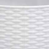  Suknja za božićno drvce bijela Ø56x23 cm plastika | shoptok.hr
