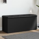 vidaXL Klupa za pohranu crna 102 x 42 x 45 cm od konstruiranog drva Cijene