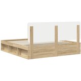  Krevetna konstrukcija Sonoma 200 x 200 cm Čvrsto borovo drvo | shoptok.hr