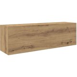 vidaXL Kopalniška stenska omarica artisan hrast 100x25x30 cm inž. les | Shoptok.si