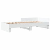  Okvir za krevet bijeli 75x190 cm konstruirano drvo | shoptok.hr