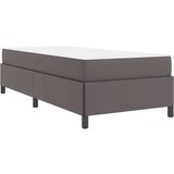  Konstrukcija postelje z vzmetnico Siva 90 x 200 cm blago, (5000125878) | Shoptok.si
