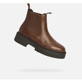 Geox Spherica EC7 Brown Women's Ankle Boots - Women's Cene