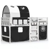  The living store otroški pograd s tunelom bel in črn 90x200 cm trdna borovina - otroški pograd, (21497568) | Shoptok.si