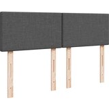 vidaXL Otomanski okvir kreveta s madraca tamnosivi 140x200cm tkanine | shoptok.hr