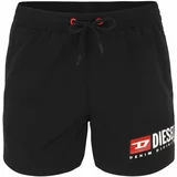 Diesel Kratke kopalne hlače 'KEN-37' rdeča / črna / bela
