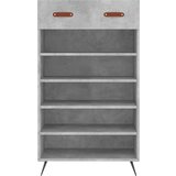 Ormarić za cipele boja betona 60x35x105 cm konstruirano drvo | shoptok.hr
