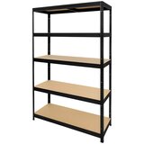 Metalni futur plus 250 (d x š x v: 45 x 120 x 180 cm, nosivost: 250 kg/polica, broj polica: 5 kom., crne boje) Cijene