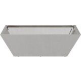 Metalna sadilica Nehrđajući čelik 50 x 50 x 15 cm Ukrasni umetci | shoptok.hr