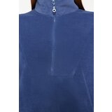 Trendyol Indigo Zipper Detailed Knitted Sweatshirt | Eponuda.ba