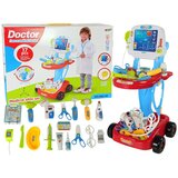  Liječnički set na kolicima Liječnički stol za djecu Liječnički EKG 17 kom. | shoptok.hr