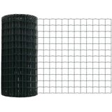  Ograda s postovima Zelena 0,8 x 25 m Čelik i PVC | shoptok.hr