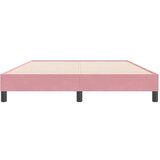  posteljni okvir brez vzmetnice roza 140x220 cm žamet, (21829094) | Shoptok.si