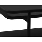 Unique Furniture Črna kovinska klubska mizica 55x110 cm Yuba – | Shoptok.si