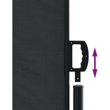 vidaXL Bočna tenda na uvlačenje crna 220 x 600 cm | shoptok.hr