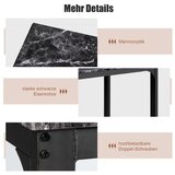  Jed Tisch s 2 tapeciranim stolicama s okvirima od crnog metala. | shoptok.hr