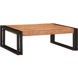 vidaXL Polica za kopalnico 65 x 50 x 23 cm Trdna mango les, železo Cene